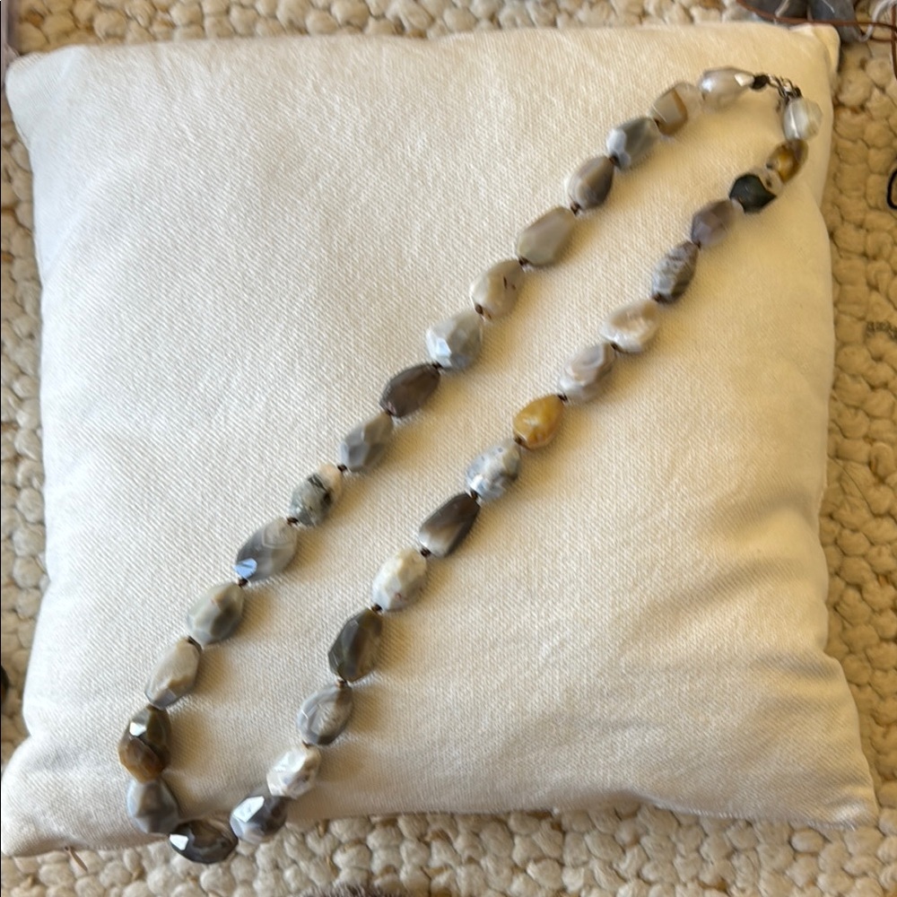 Natural Stone Beaded Necklace